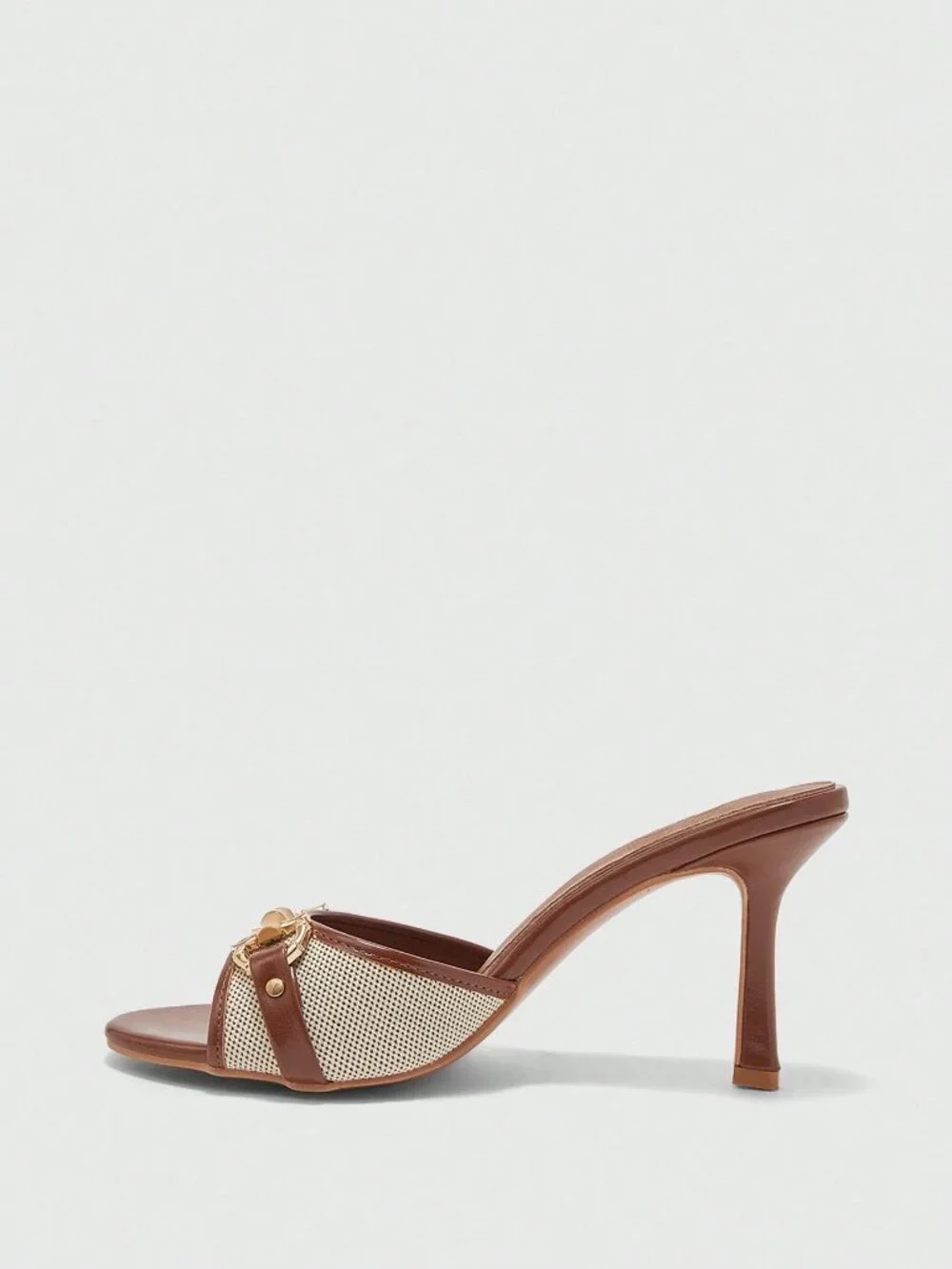 Brown Women's Elegant High Heel Sandals